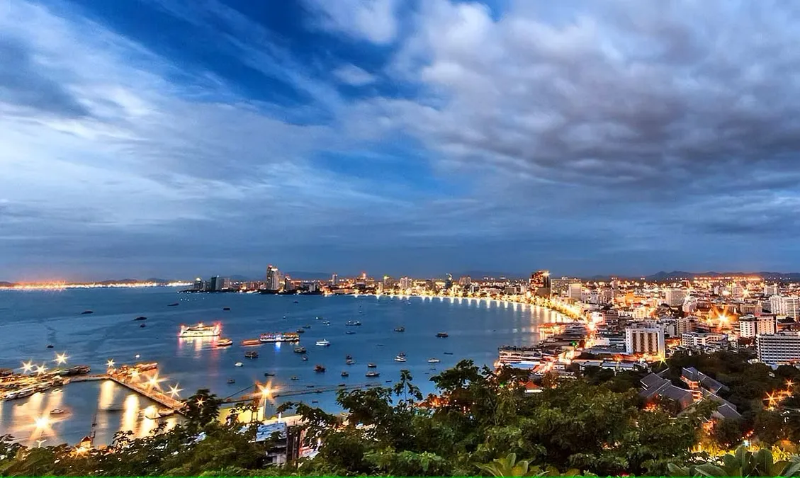 Sunset from Pattaya Viewpoint