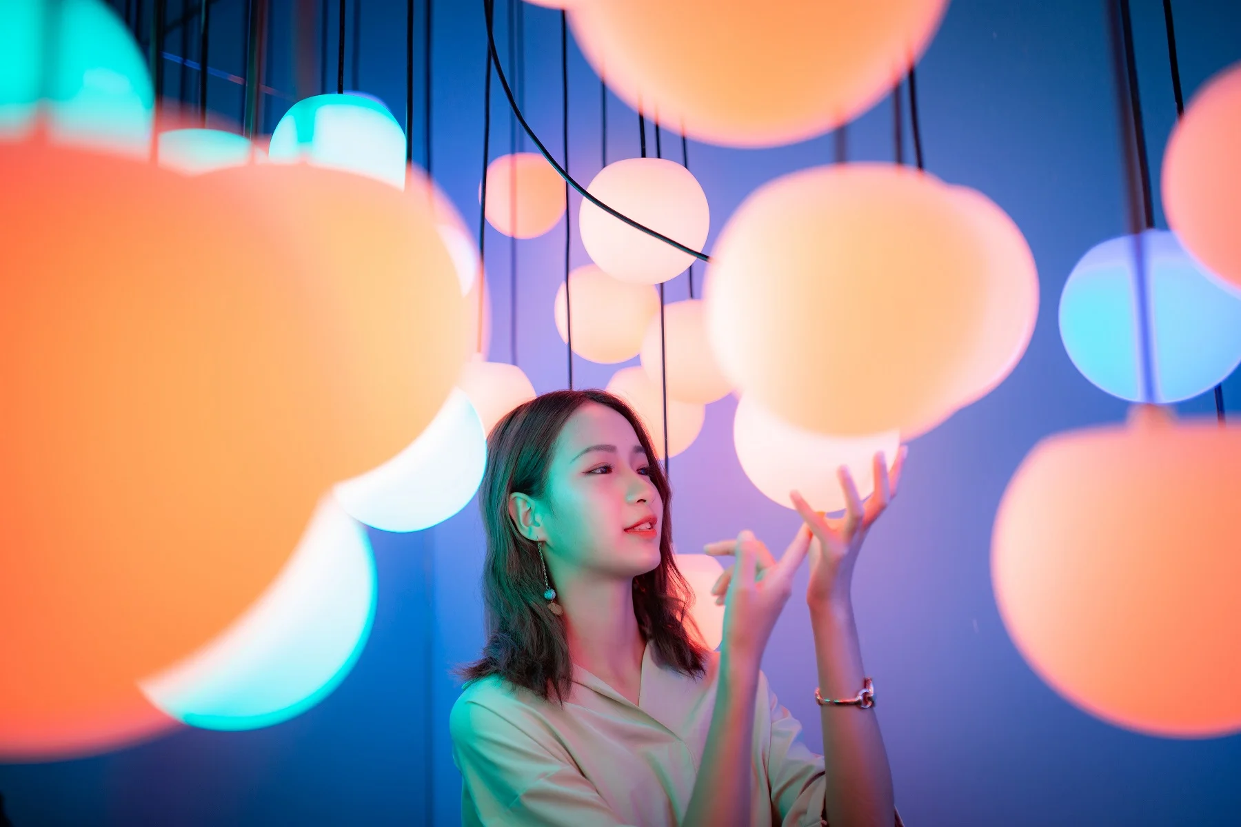 AI powered digital room Space and Time Cube Bangkok