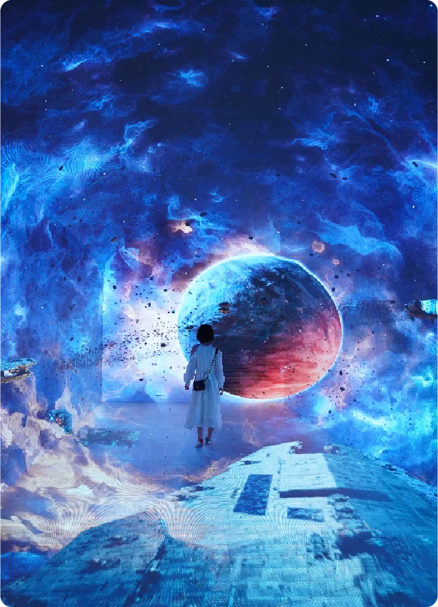 Interactive 4D technology at Space and Time Cube Bangkok