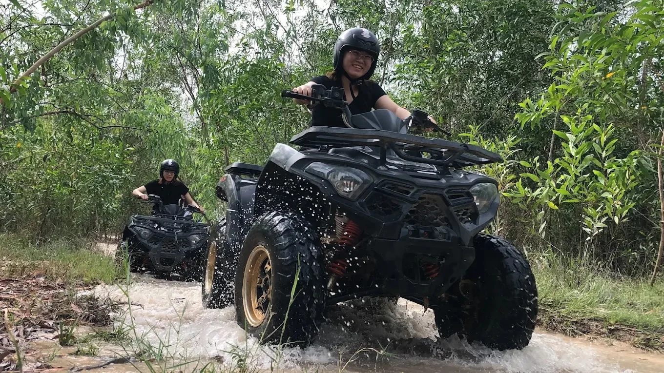 ATV ride through nature trails in Pattaya